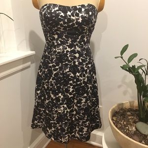 JCrew Strapless Silk Dress